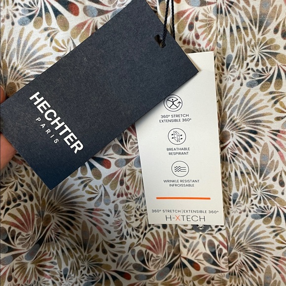 Big & Tall Hechter Paris Modern Fit Men’s Dress Shirt, 6XL Fit - Picture 4 of 8